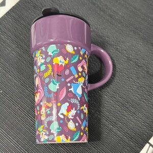 Purple Alice in wonderland Travel Mug